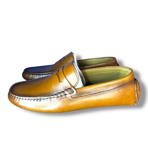 VINCE CAMUTO MEN'S LEATHER EADRIC MOCCASIN US Size 9.5 Medium Width (NWT) - Picture 2 of 6